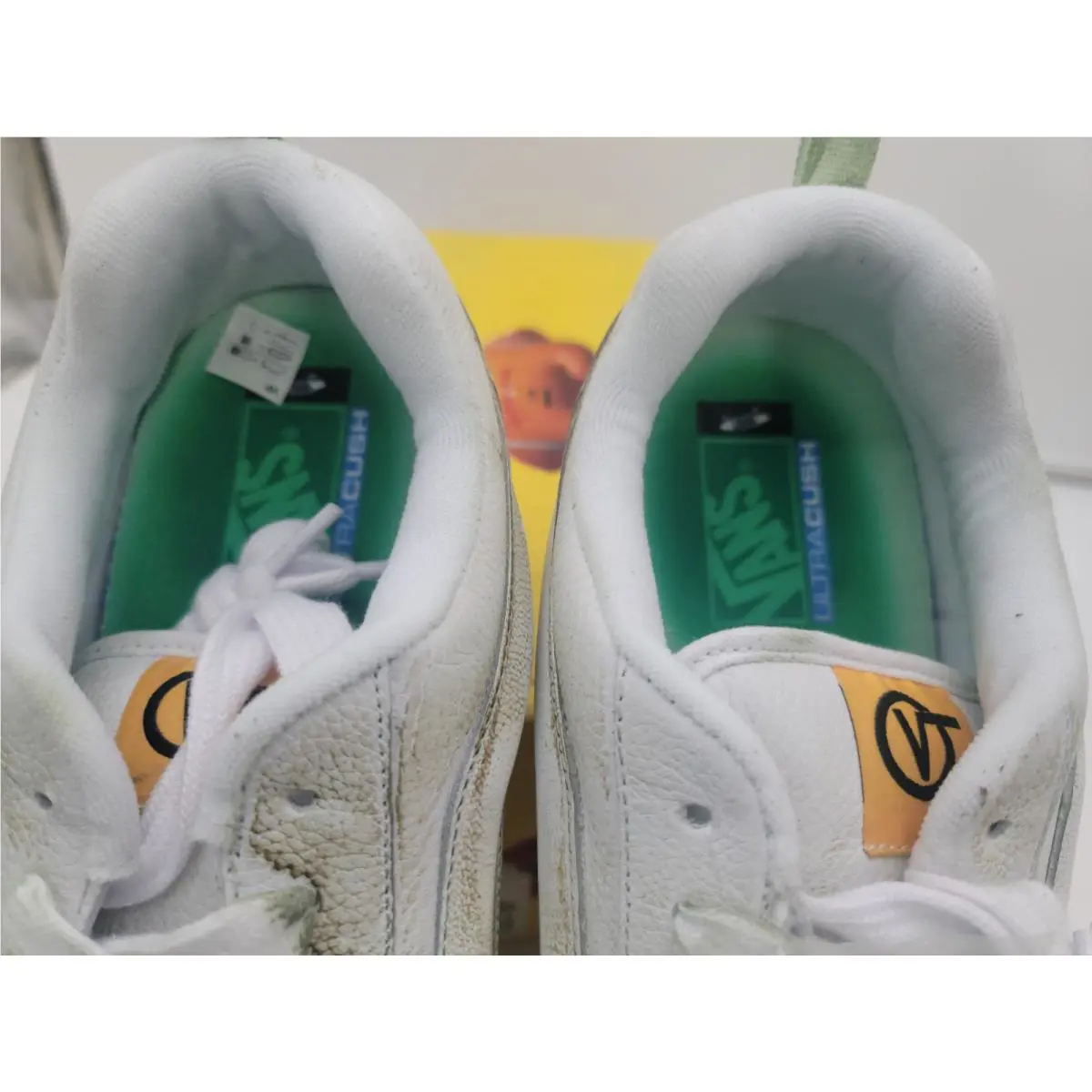 Vans shoes - VANS Knu Skool - Knu Skool - VN0007QDBGN - Green/Grass Staine/True White (UPC: 196570602963) 5