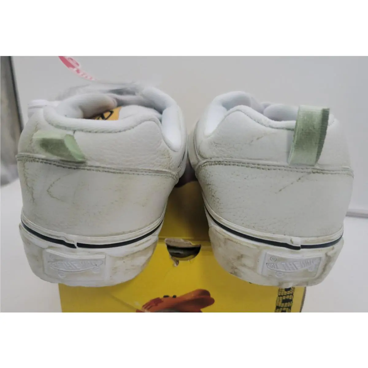 Vans shoes - VANS Knu Skool - Knu Skool - VN0007QDBGN - Green/Grass Staine/True White (UPC: 196570602963) 6