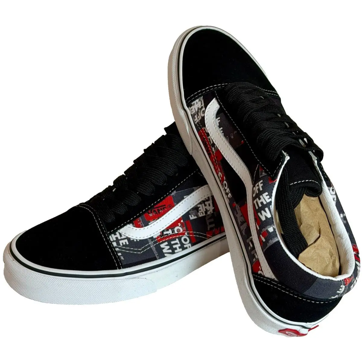 Vans shoes - VANS Old Skool - Old Skool - Sneaker - black/red/white 4