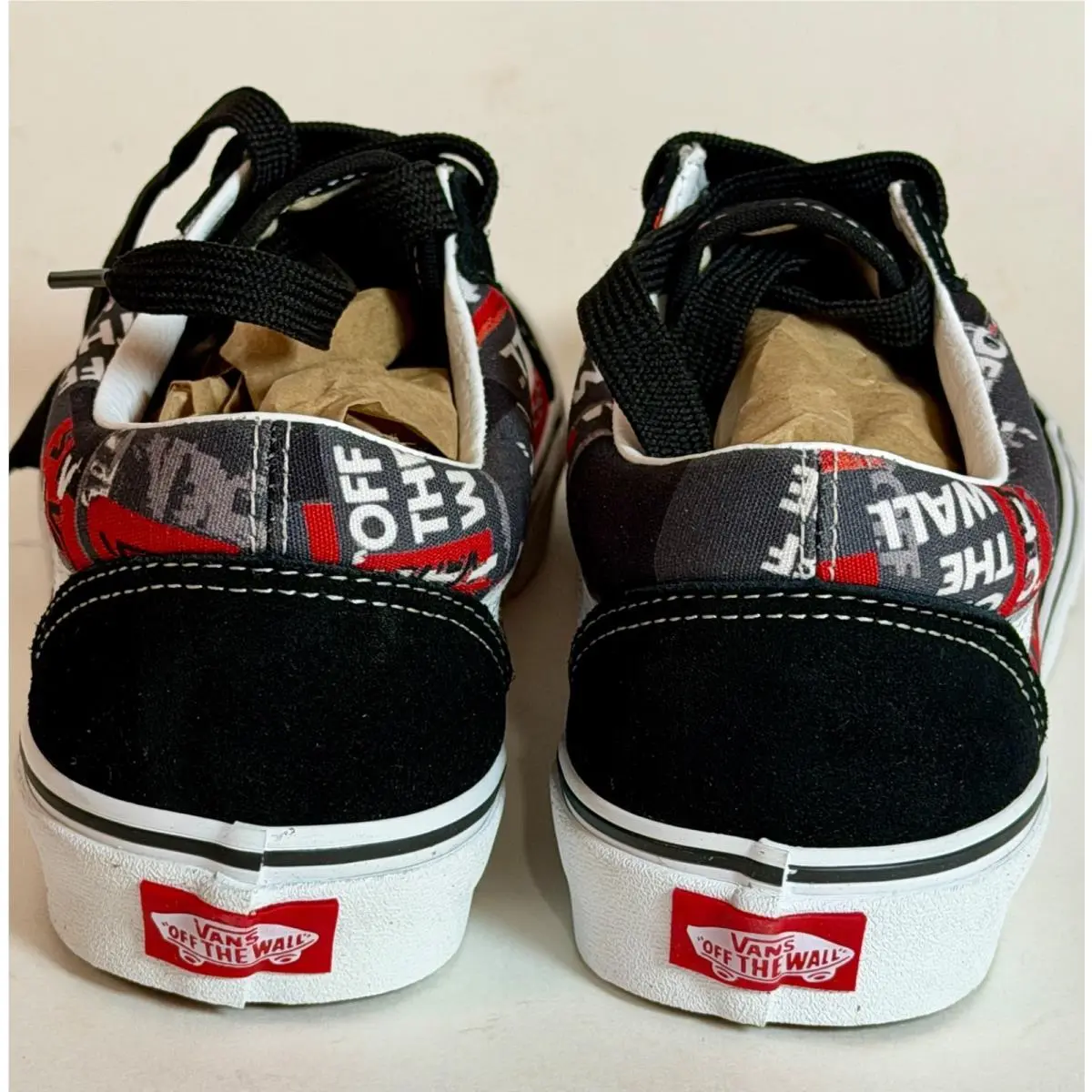 Vans shoes - VANS Old Skool - Old Skool - Sneaker - black/red/white 6
