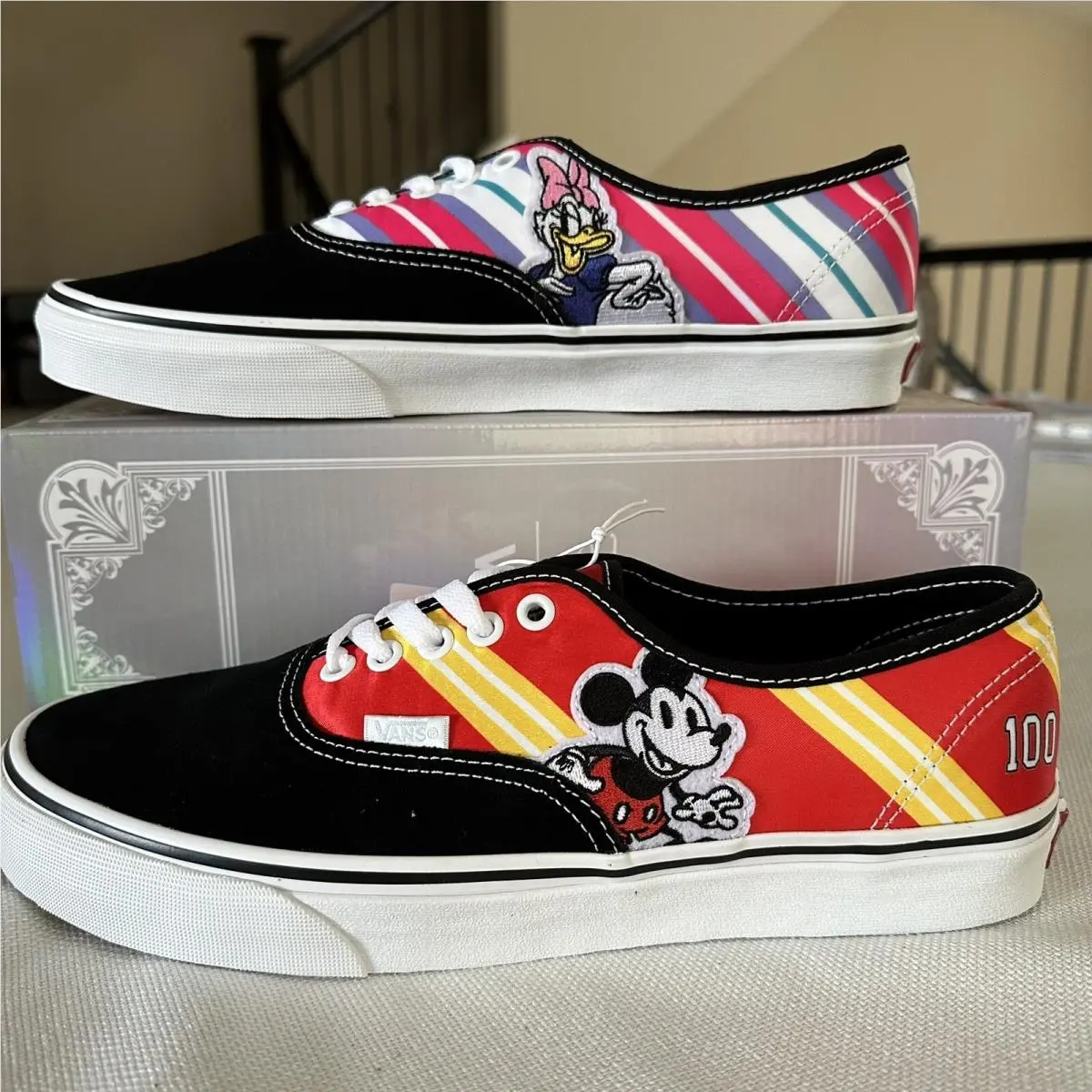Vans OG Family Authentic x Disney 100th OG Family Skate Sneakers Shoes Mens 10