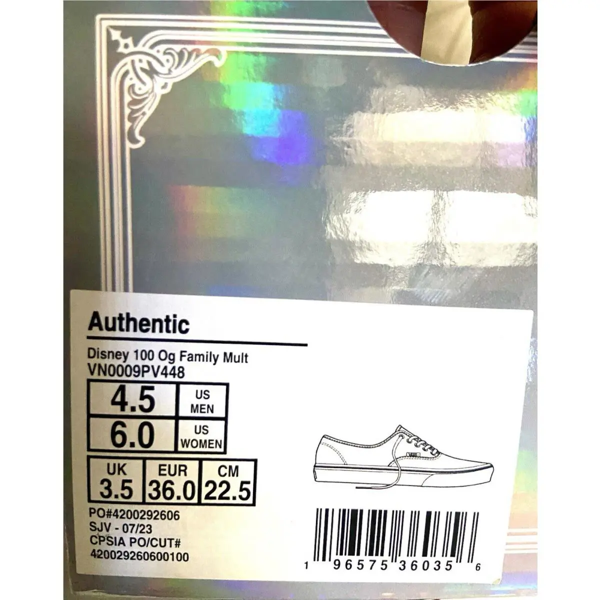 Vans shoes - OG Family Authentic - Family Authentic - VN0009PV448 - Multicolor 10