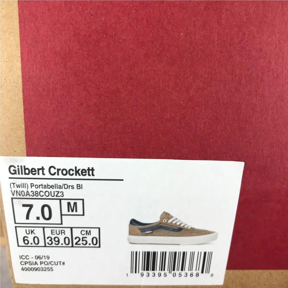 Vans shoes - VANS Gilbert Crockett - Gilbert Crockett - VN0A38COUZ3 - Portabella / Dress Blues Blue / White, Manufacturer: Portabella / Dress Blues (UPC: 0193395053680) 3