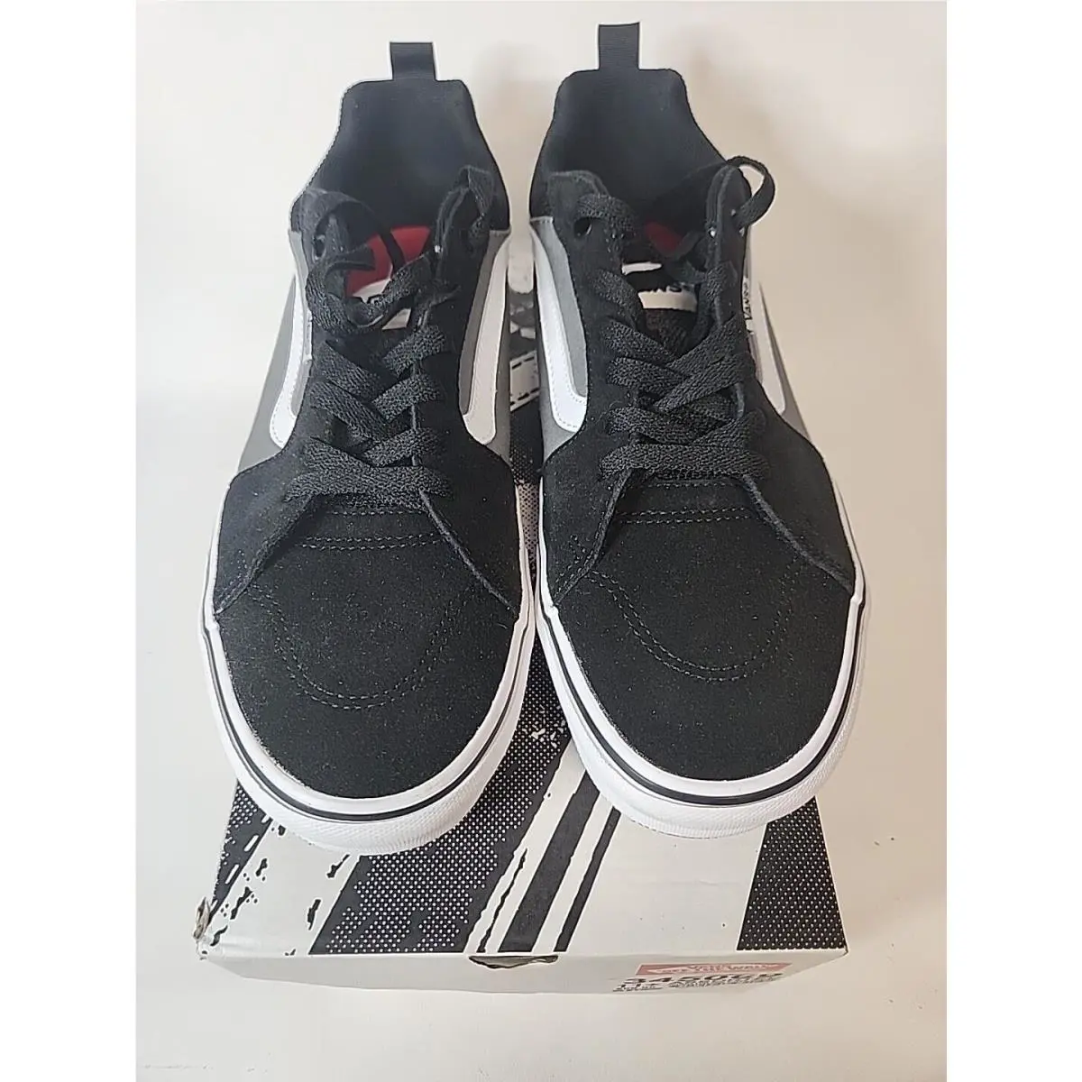 Vans shoes - Sidestripe - Sidestripe - VN0A5KQZ2PV - Black/Grey/White (UPC: 195436871369) 0