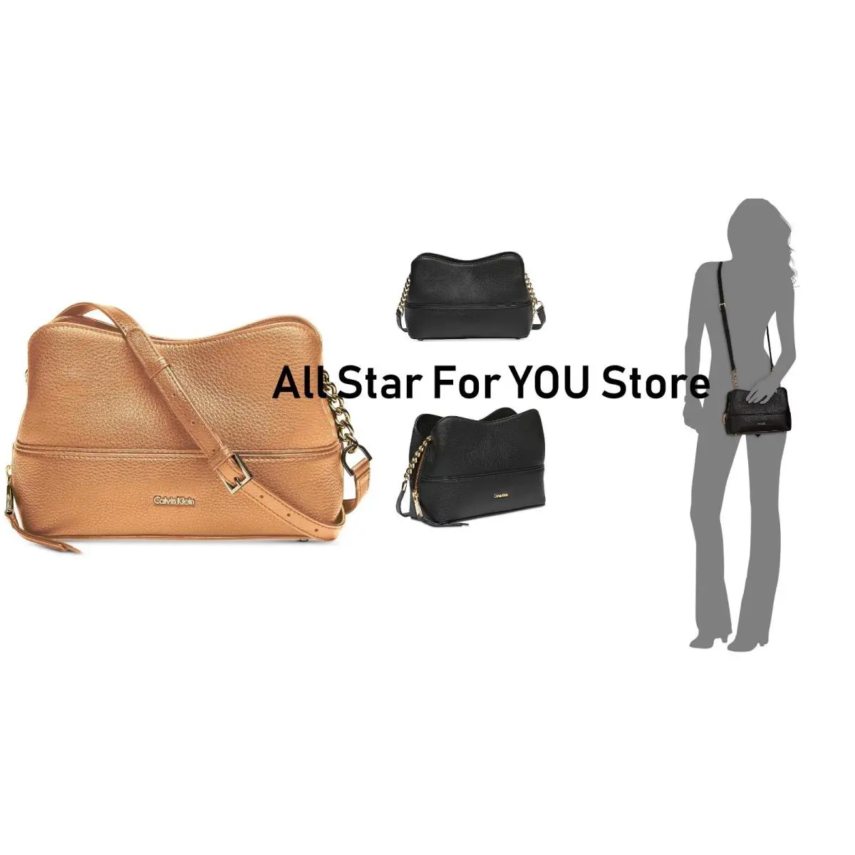 Calvin Klein Crossbody Bag Small Marie Leather Crossbody