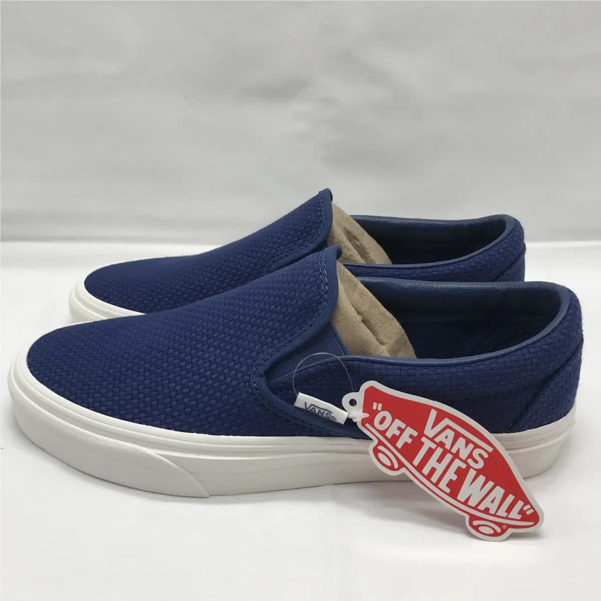 Vans shoes - VANS Classic Slip-On - Classic - VN0A33TB45N - True Navy / Snow White, Manufacturer: True Navy / Snow White (UPC: 0194902627295) 1
