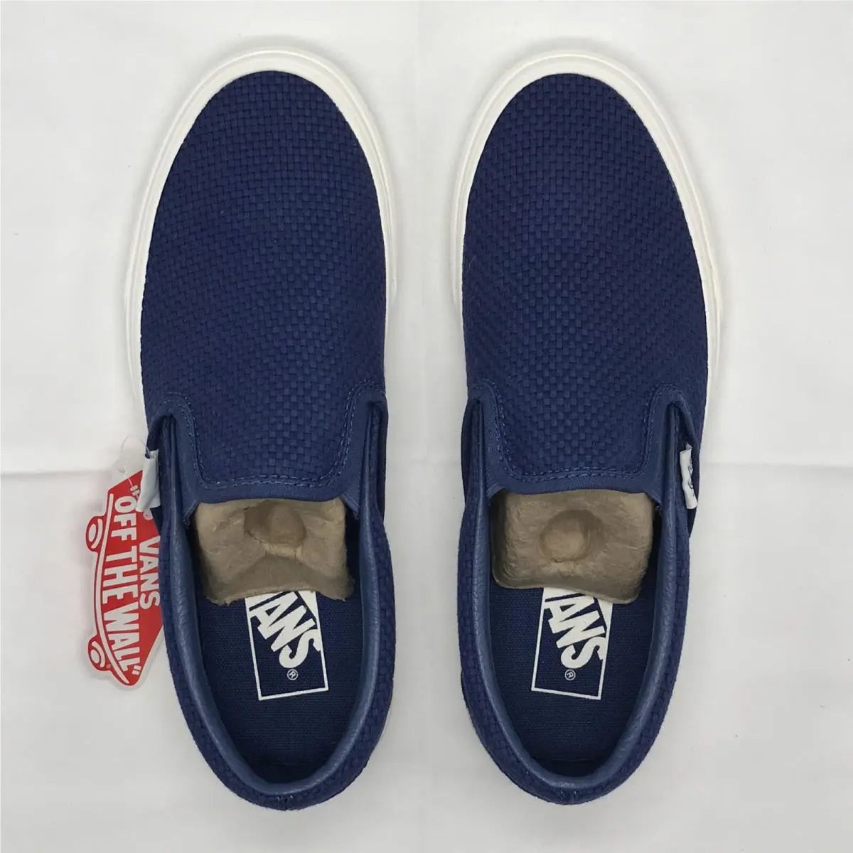 Vans shoes - VANS Classic Slip-On - Classic - VN0A33TB45N - True Navy / Snow White, Manufacturer: True Navy / Snow White (UPC: 0194902627295) 2