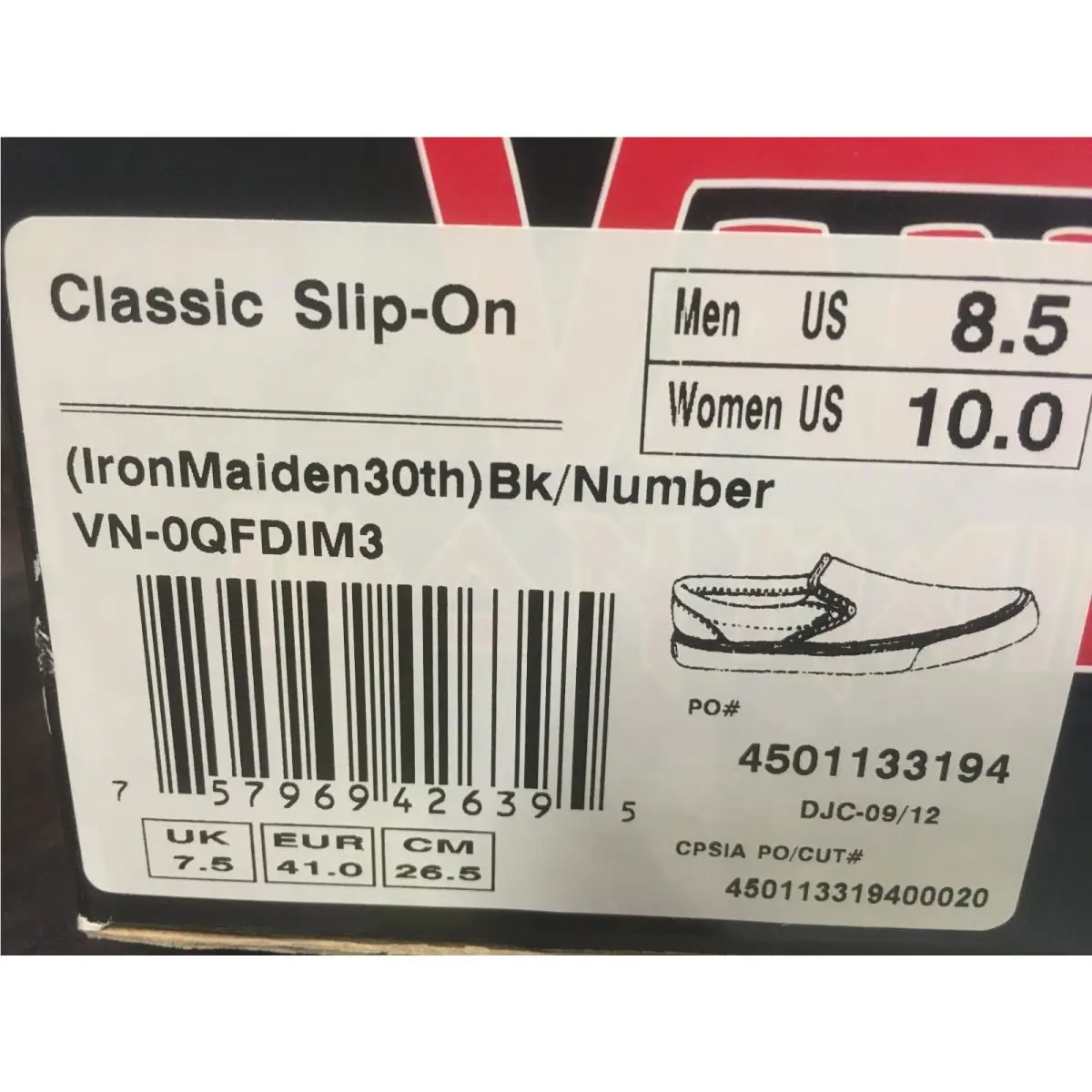 Vans shoes - VN-0QFDIM3 - Black 10