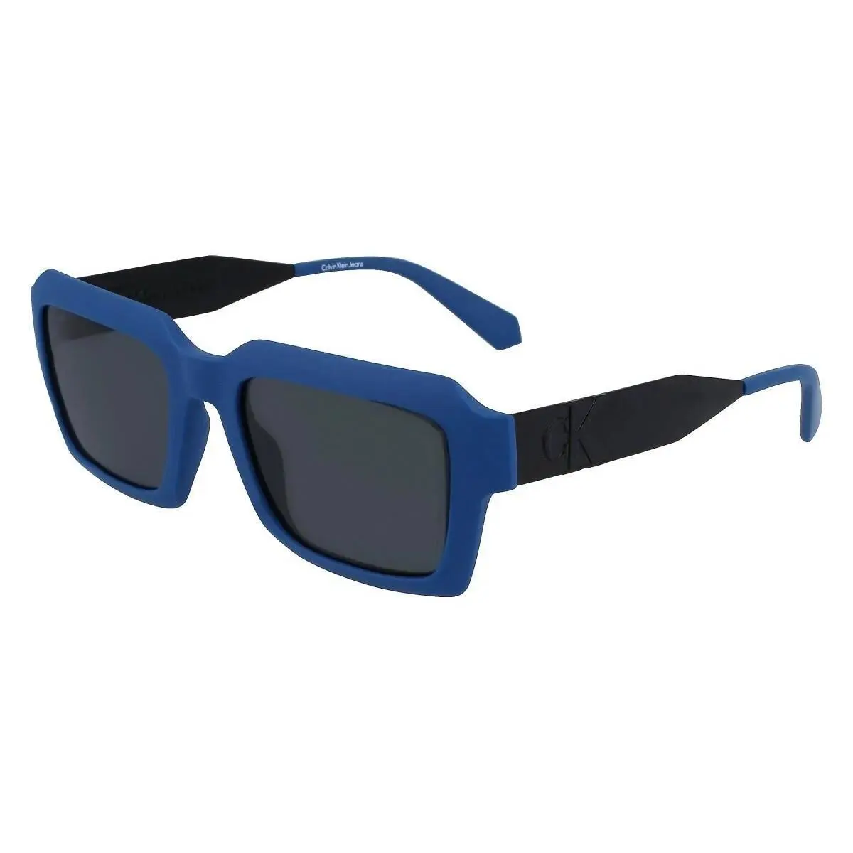 Jeans Ckj 23604S 400 Blue Black Sunglasses with Blue Lenses by Calvin Klein