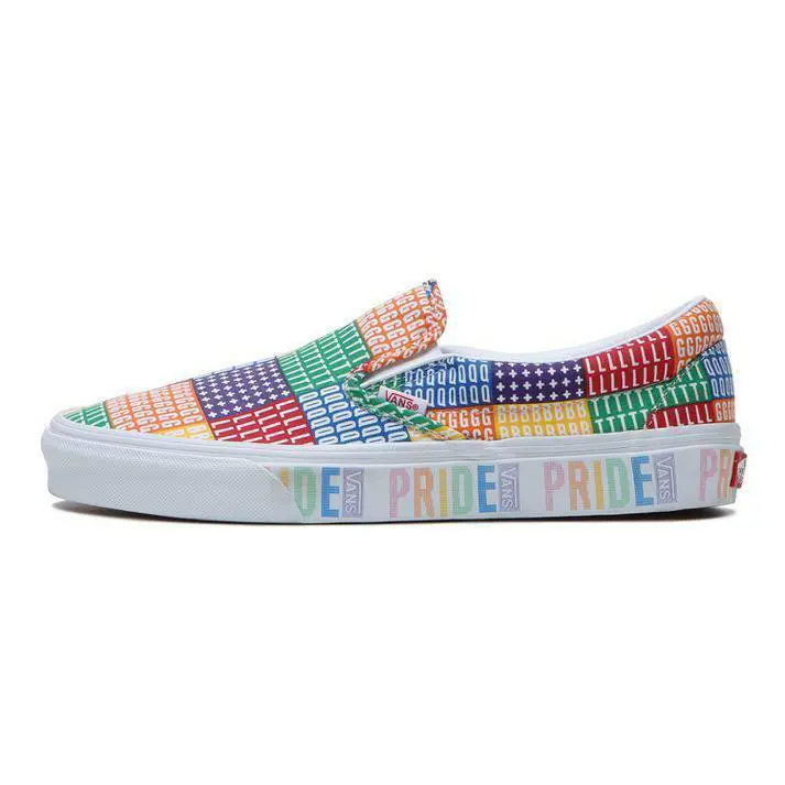 Vans shoes - multi-color red blue orange green yellow white 1