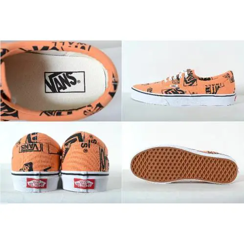 Vans shoes - Tangerine/Black - VN0A38FRU8K 0