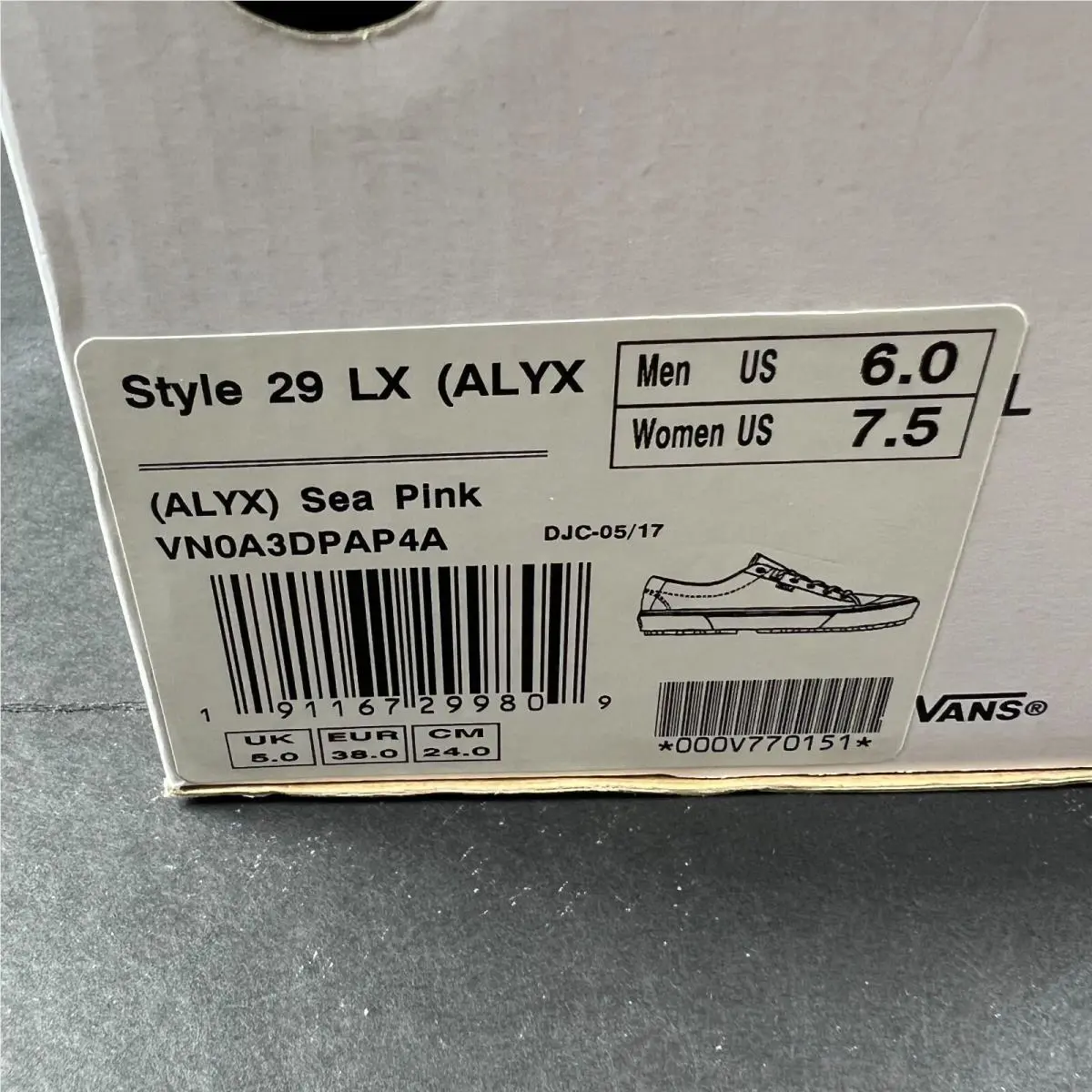 Vans shoes - Vans Style 29 - Style - Pink, Manufacturer: Black (UPC: 191167299809) 14