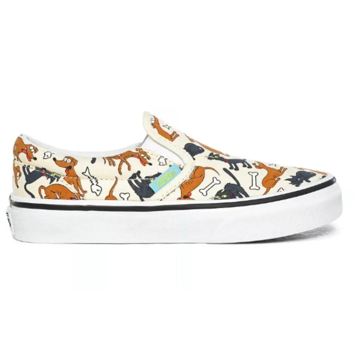 Vans shoes - Vans X The Simpsons Family Pets Classic Slip-On Trainers - Brown 1