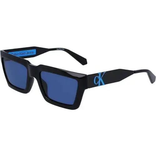 Calvin Klein Jeans Ckj 22641S 001 Black Sunglasses with Blue Lenses