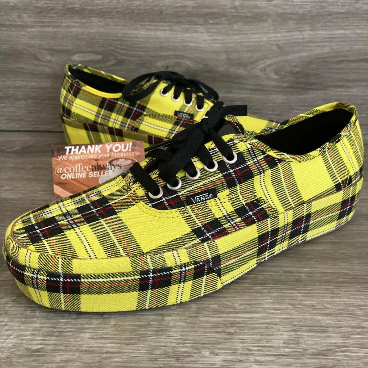 Vans shoes - Vans Authentic Platform - Authentic Platform - VN0A3AV82OF - Yellow (UPC: 194902245949) 1