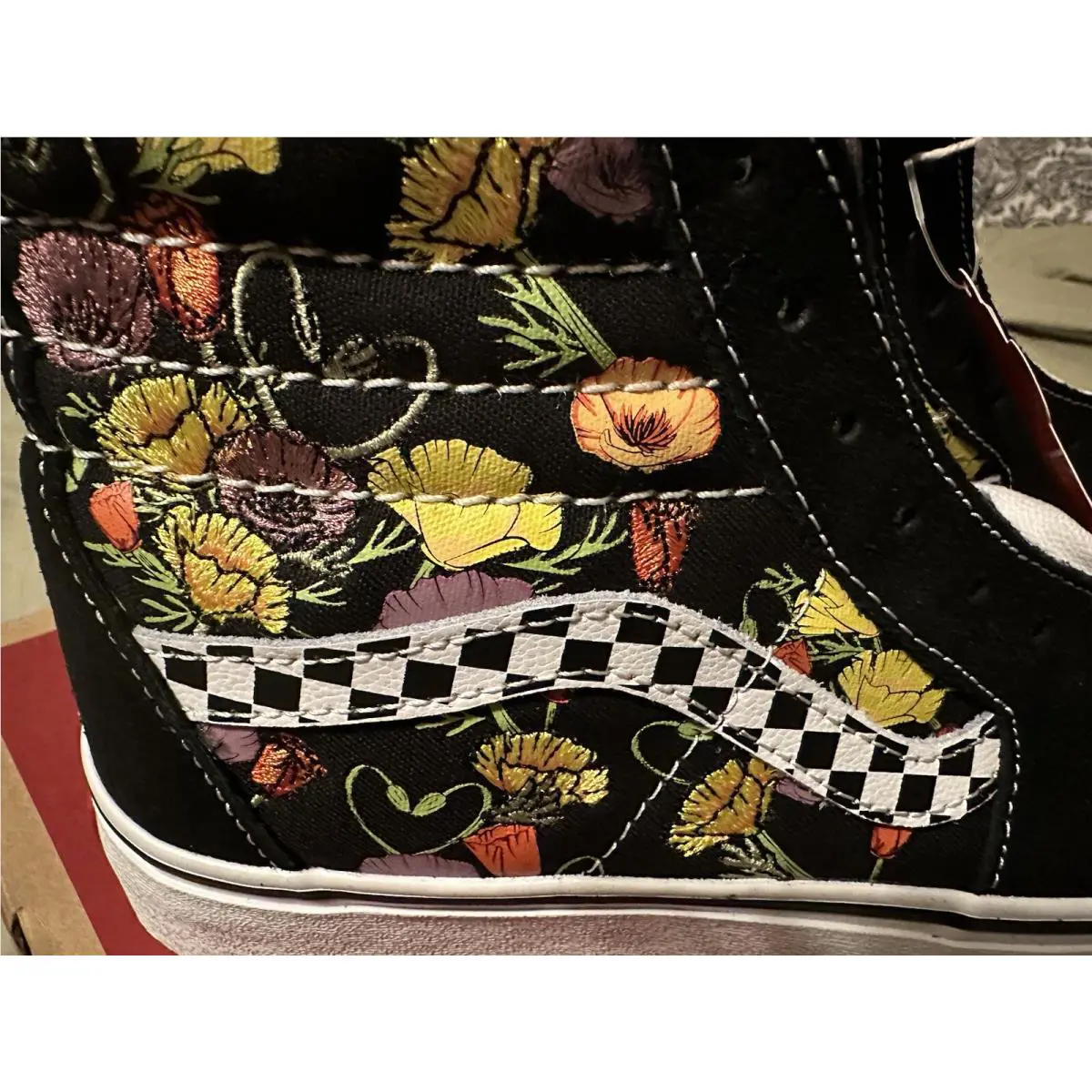 Vans shoes - Flowers - Flowers - Black 3