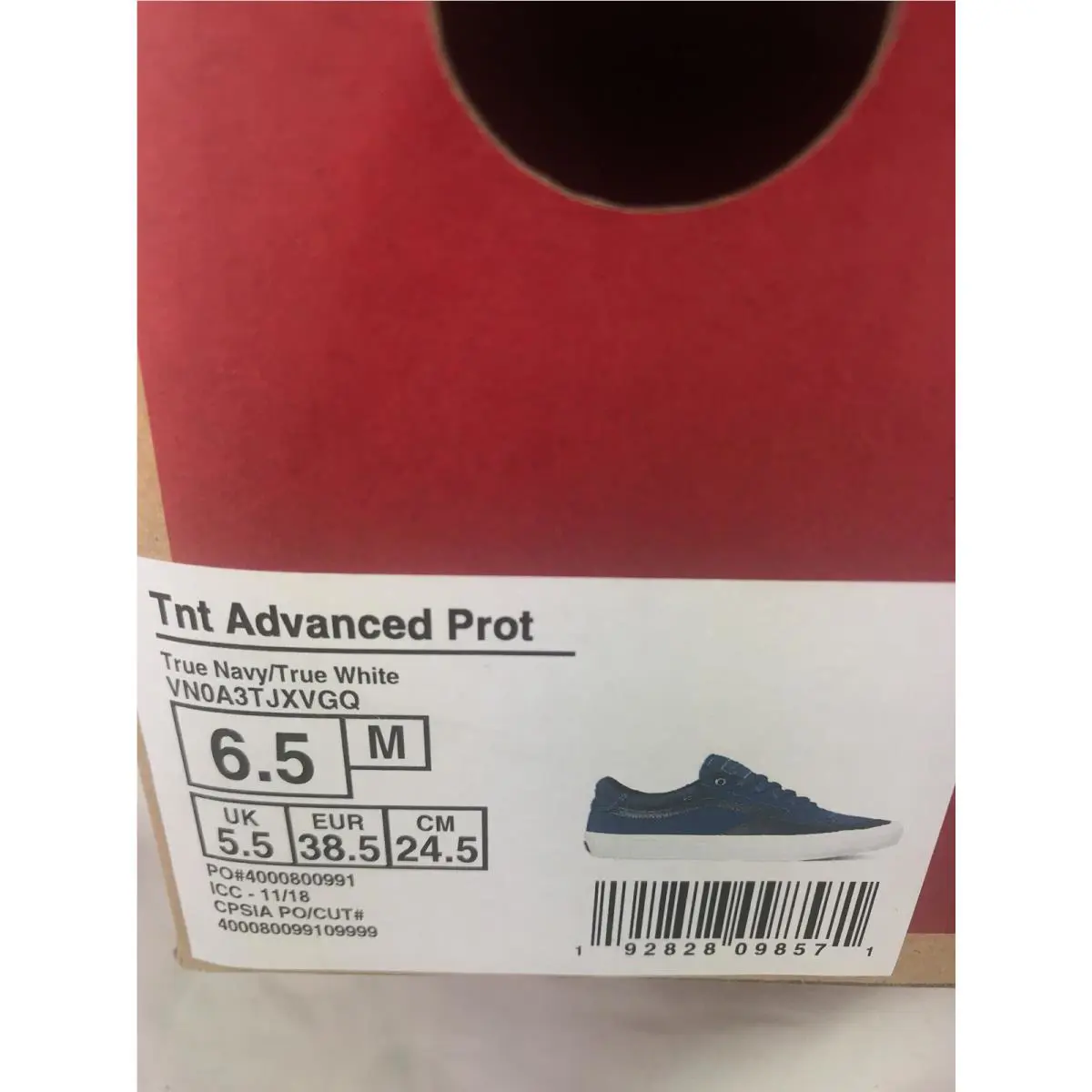 Vans shoes - VANS Tnt Advanced Prototype - Tnt Advanced Prototype - True Navy Blue / True White (UPC: 0192828098571) 4