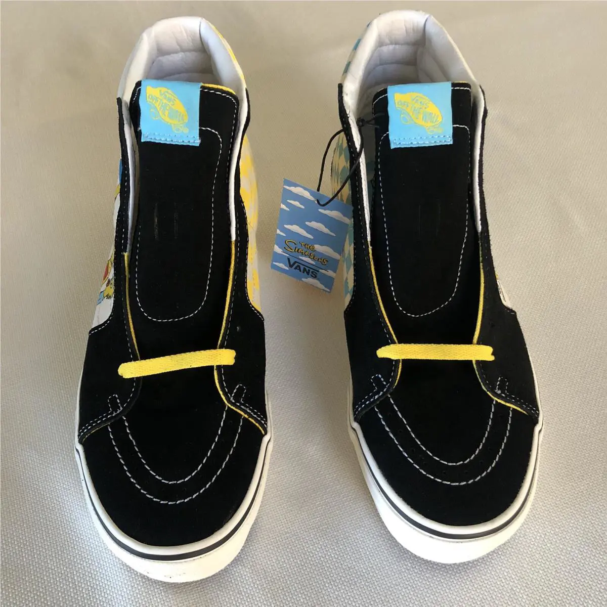 Vans shoes - Vans Sk8-Hi - Black Yellow White 4