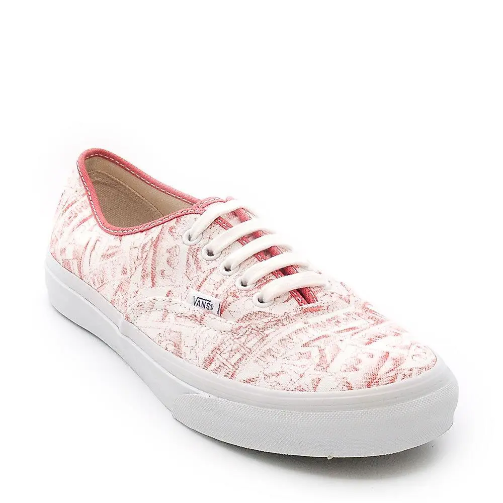 Vans Slim Van Doren Georgia Peach Beaches Mens 8.5 Womens 10 Shoes - PEACH