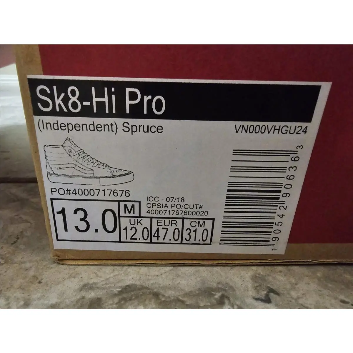 Vans shoes - Independent Trucks - Independent Trucks - Sk8-Hi Pro - Spruce 0