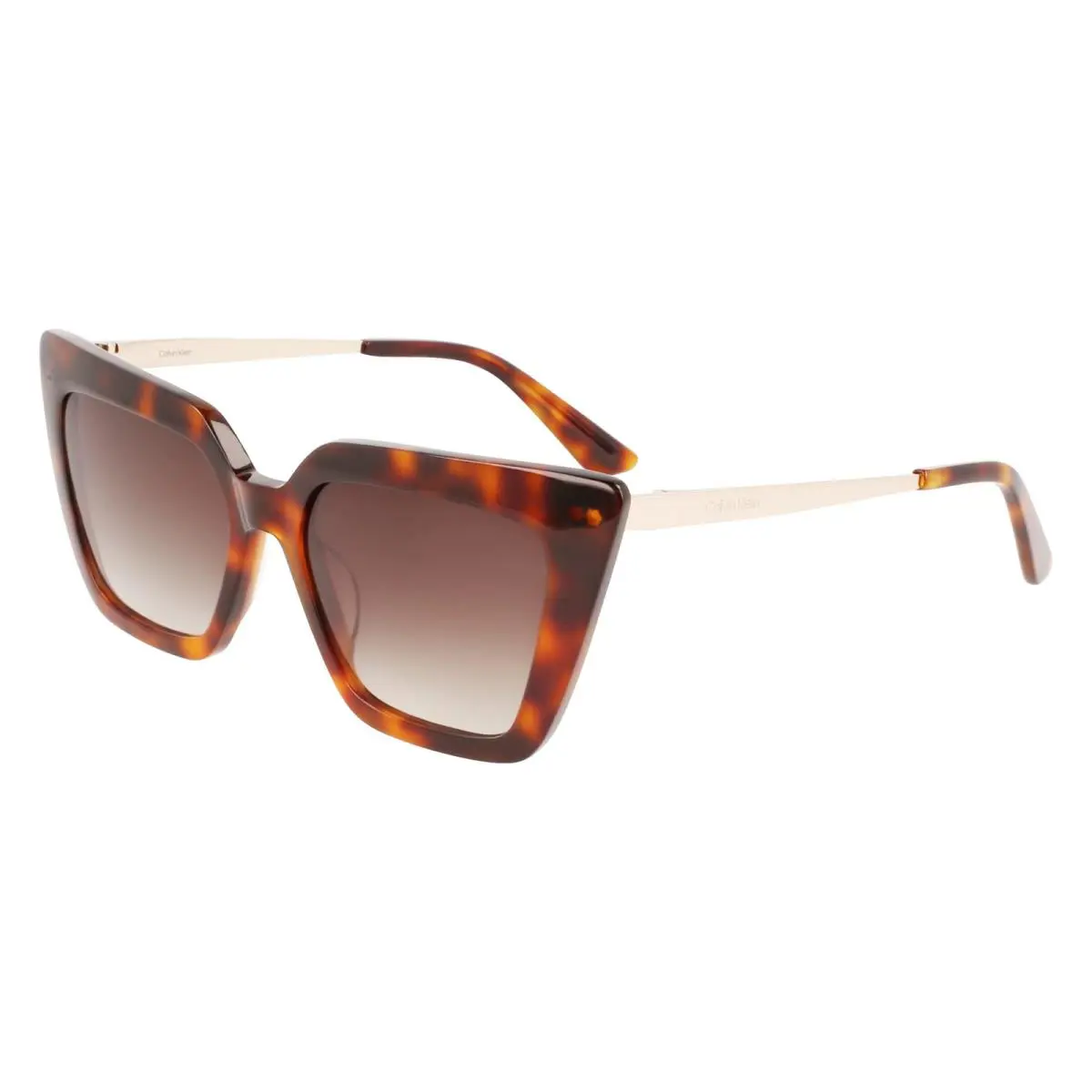Calvin Klein CK-22516S 220 Brown Havana with Gradient Smoke Khaki Lenses