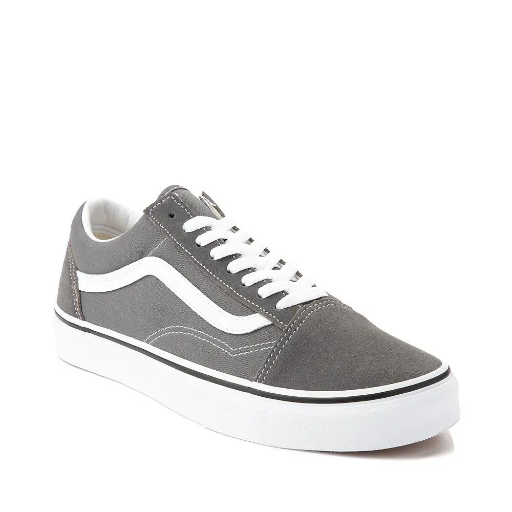 Vans Z1569 Unisex Pewter Grey Lace-up Old Skool Skate Shoe Size M5.5 W7 - Gray