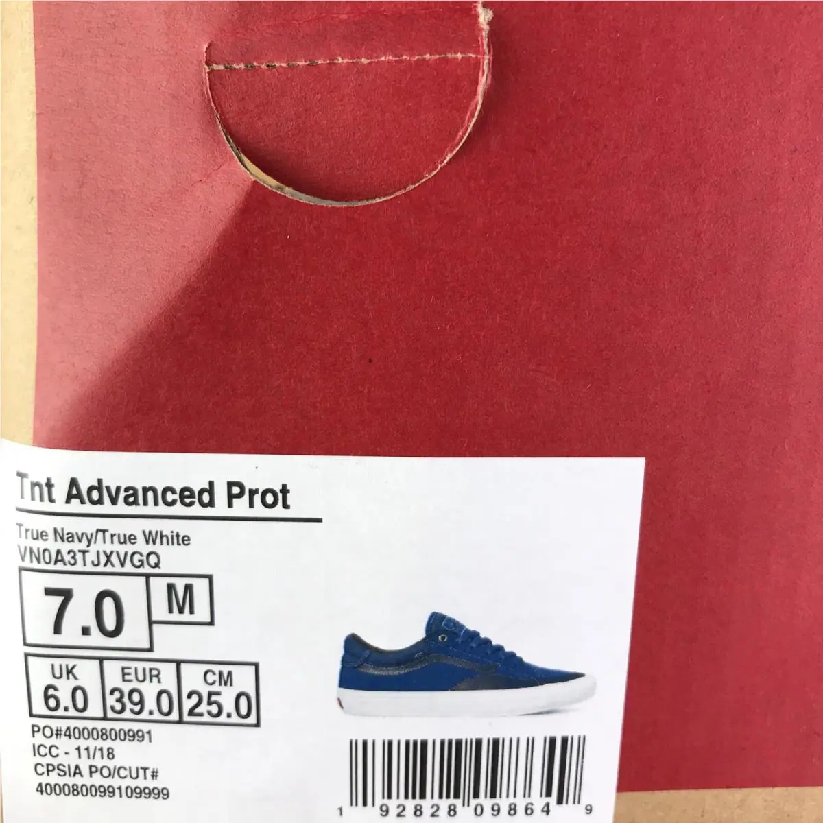 Vans shoes Tnt Advanced Prototype - True Navy Blue / True White 4