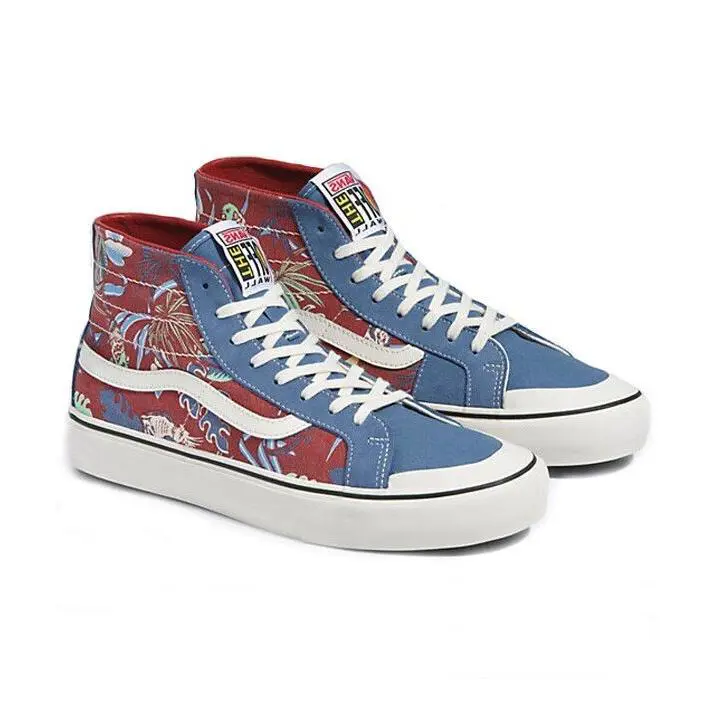 Vans SK8 Hi 138 Decon Hawaiian Jungle Men`s Classic Skate Shoes Size 10 - Multicolor