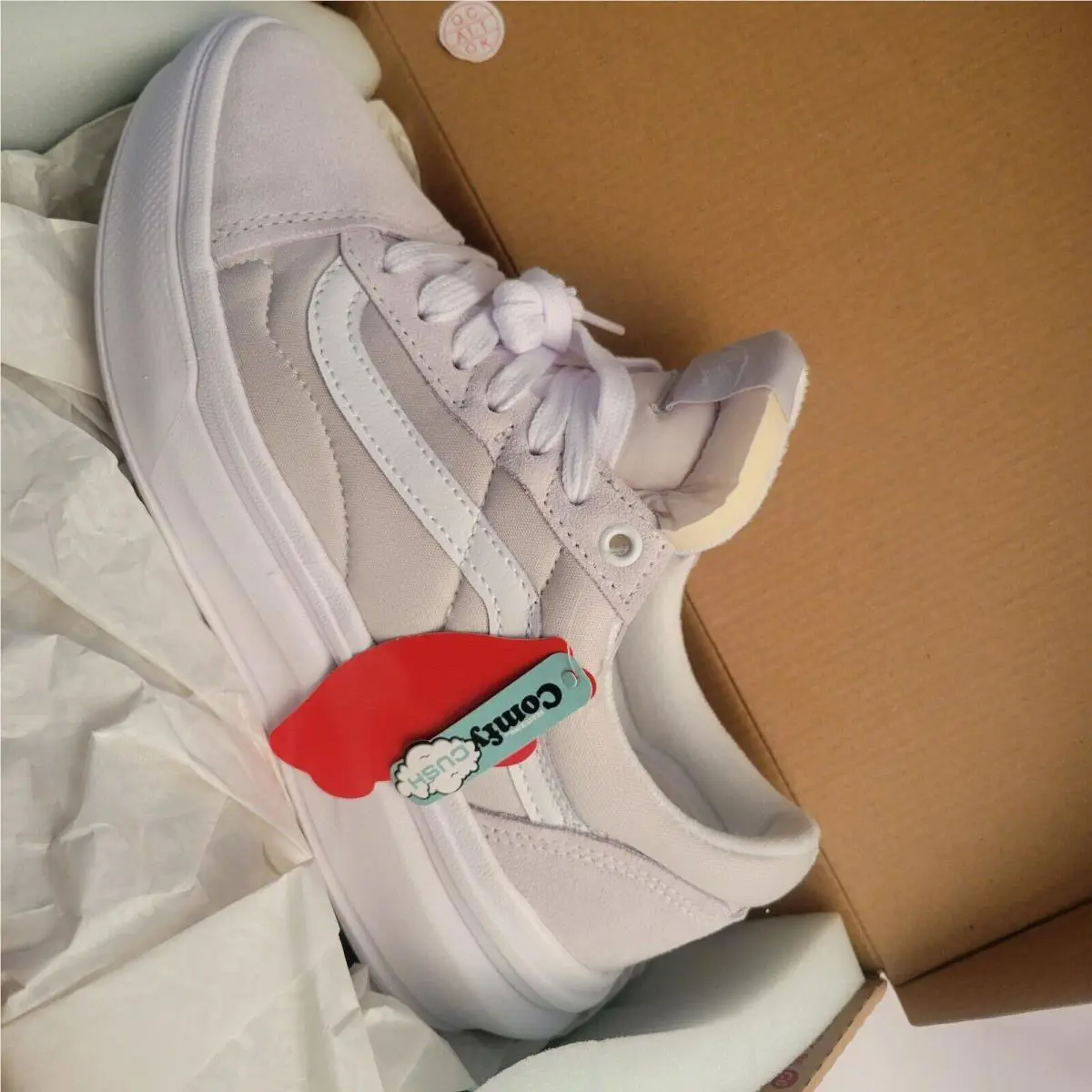 Vans shoes - light grey, white 2