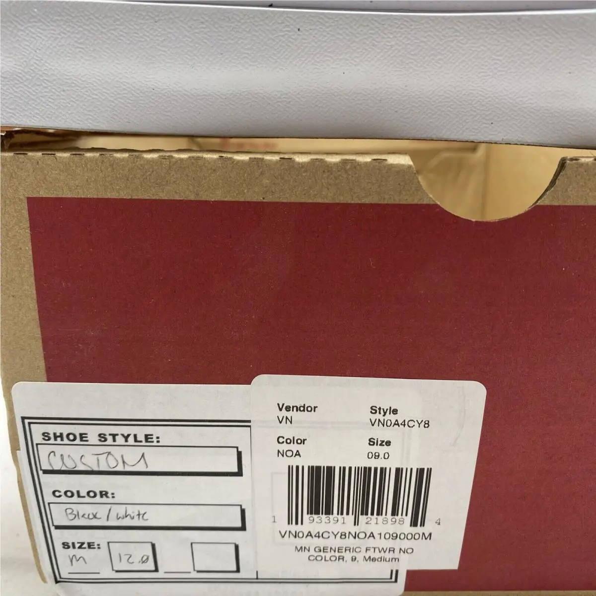 Vans shoes - Vans Sk8 Hi - VN0A4CY8NOA - Black / White, Manufacturer: Black / White 6