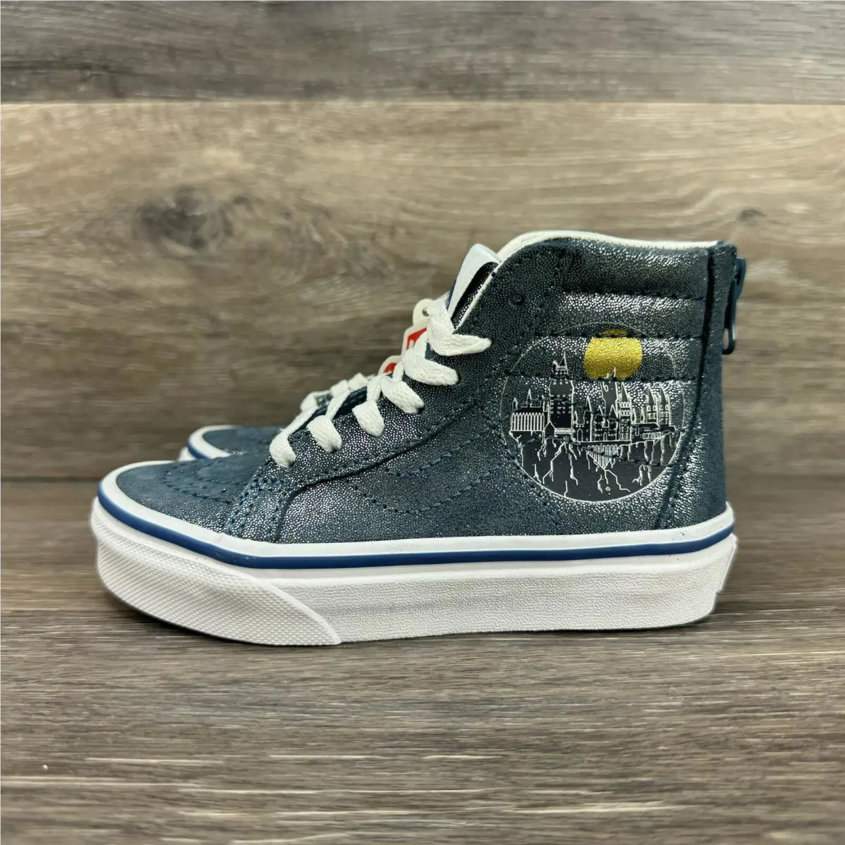 Vans shoes - Vans Harry Potter Hogwarts Sk8-hi Zip VN0A4BUXV3R1 - VN0A4BUXV3R1 - Blue (UPC: 193394003433) 8