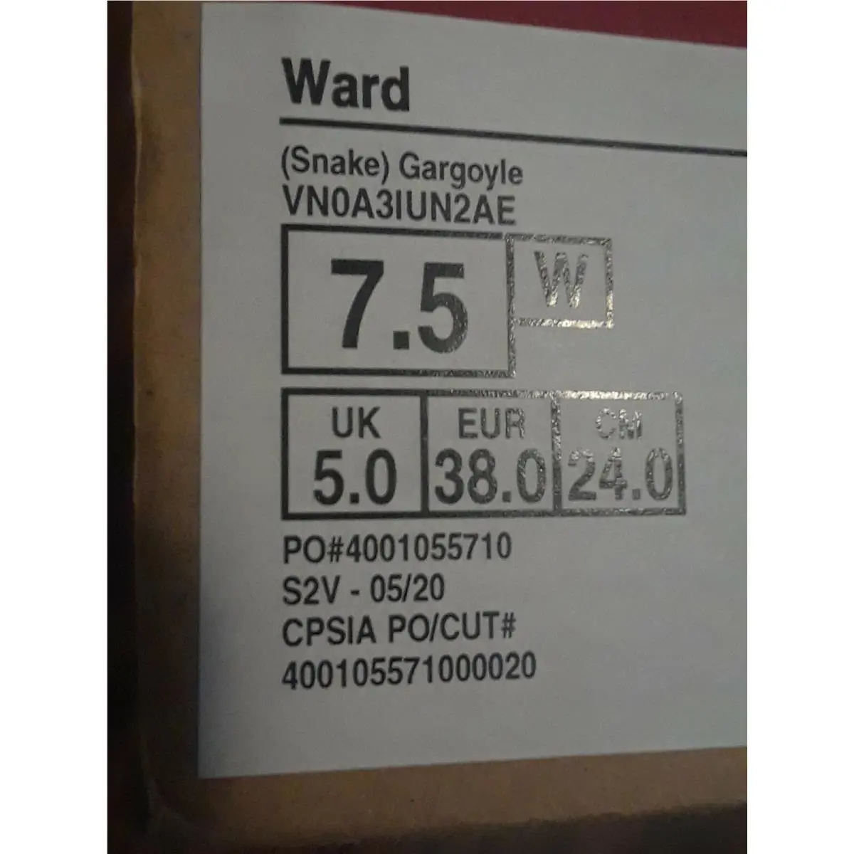 Vans shoes - VANS Off The Wall - Off The Wall - Gray, Manufacturer: Gray, Black & Metallic Silver 10