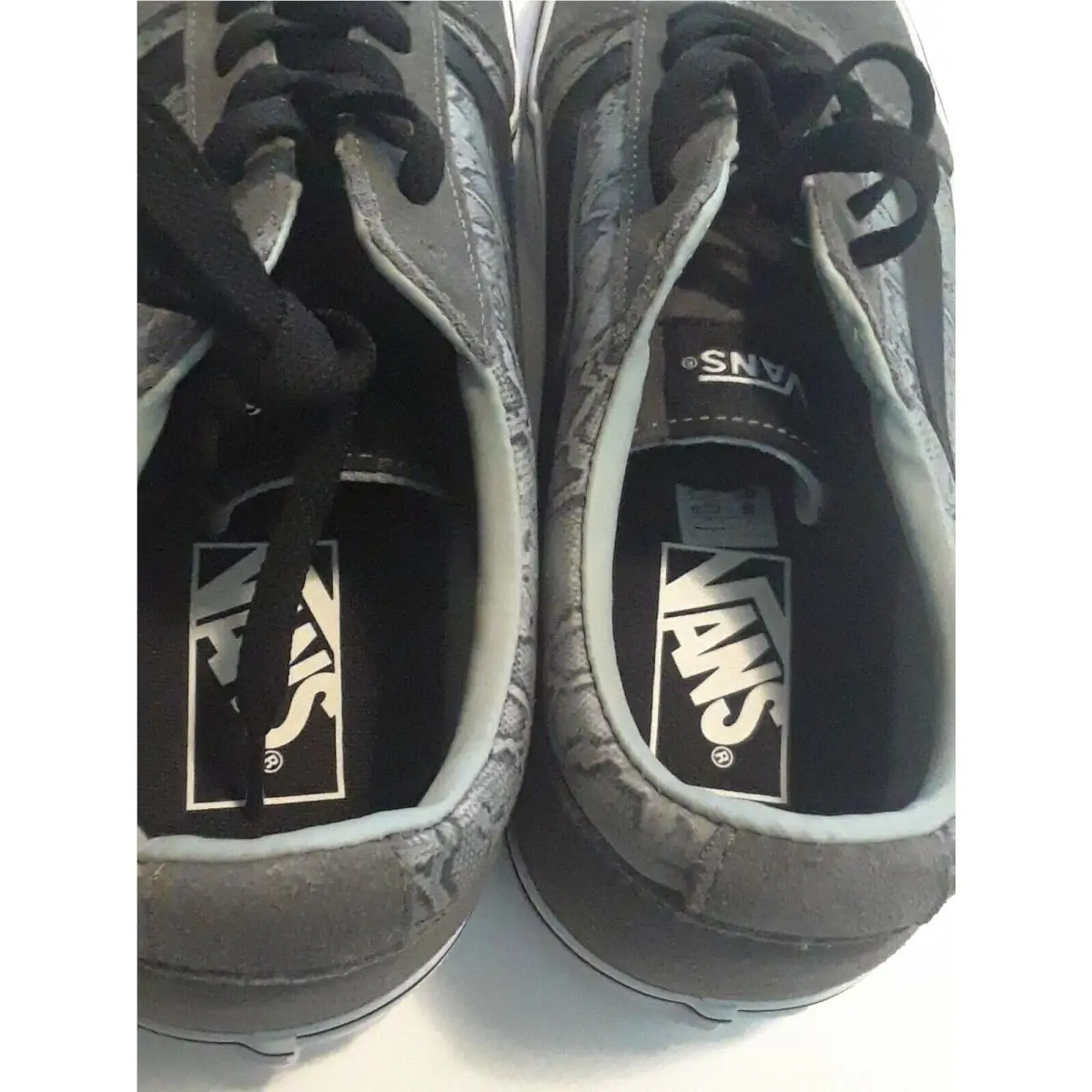 Vans shoes - VANS Off The Wall - Off The Wall - Gray, Manufacturer: Gray, Black & Metallic Silver 3
