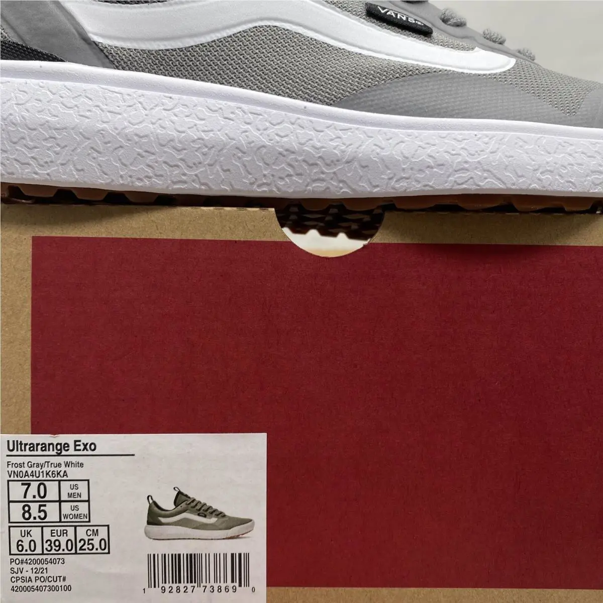 Vans shoes - VANS UltraRange Exo - UltraRange Exo - VN0A4U1K6KA - Black / White / Gray - Grey (UPC: 0192827738690) 5