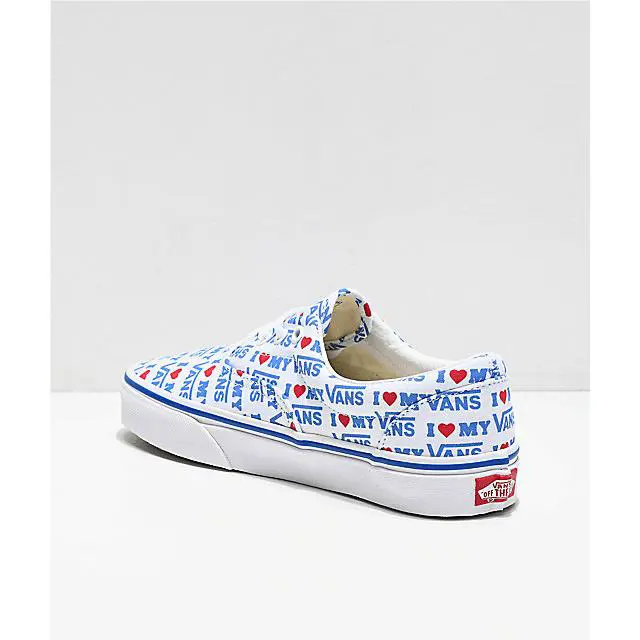 Vans shoes - White/Blue/Red 1