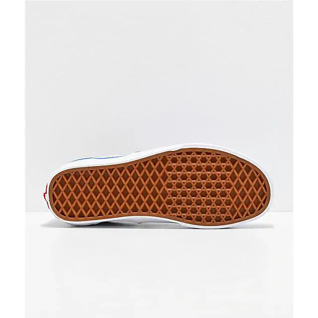 Vans shoes - White/Blue/Red 3
