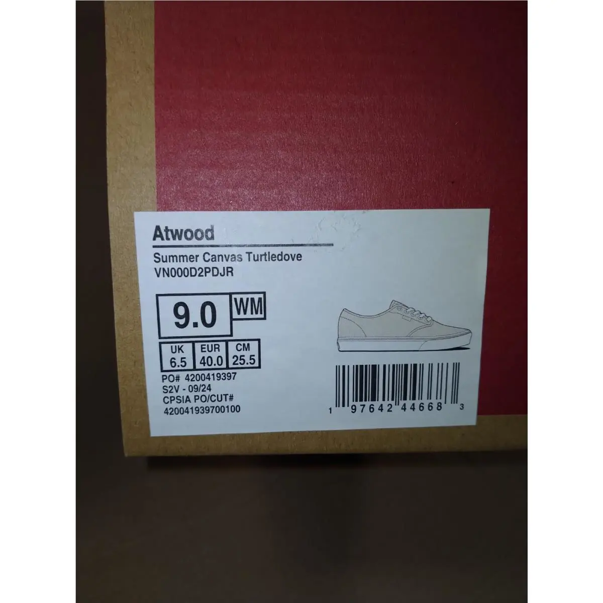 Vans shoes - Vans Atwood - Atwood - Summer Canvas Turtledove 0