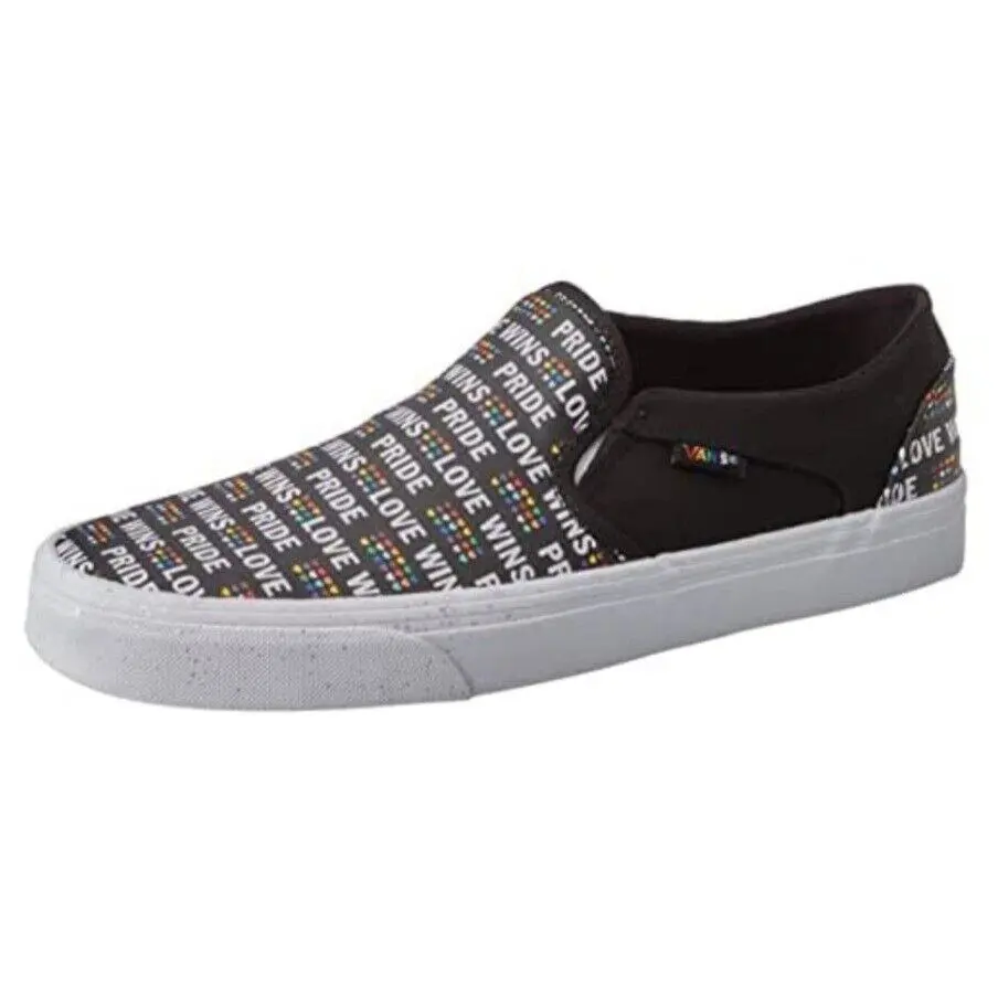 Vans shoes - VANS Asher - Asher - VN0A32QMAQ0 - Black and White (UPC: 196011277446) 2