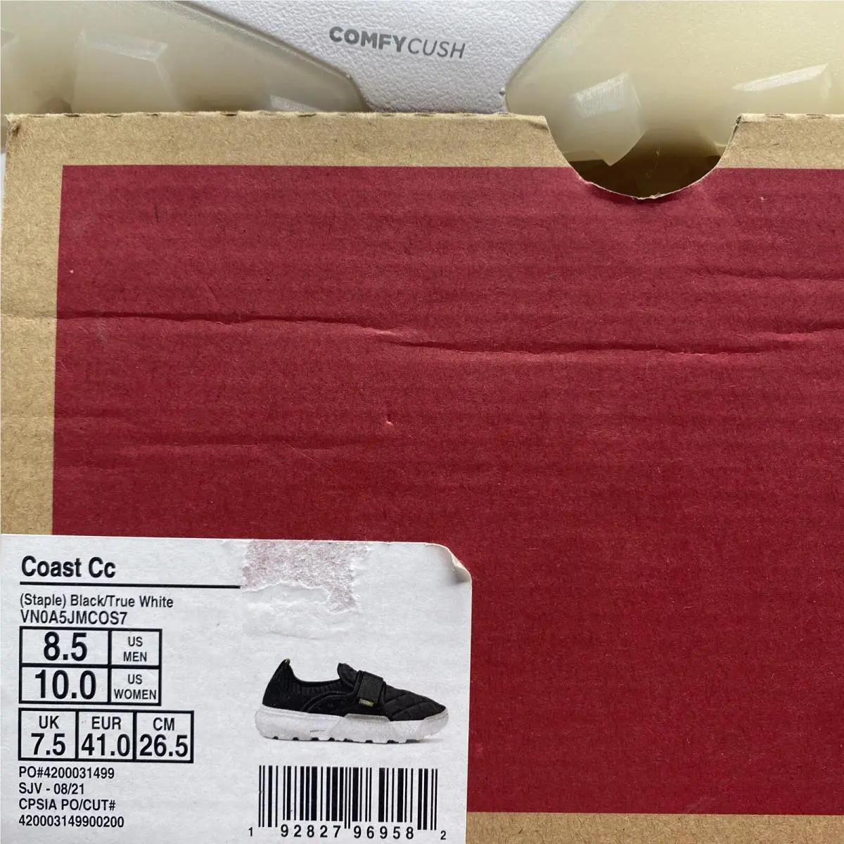 Vans shoes - VANS Coast CC - Coast - VN0A5JMCOS7 - Black / White, Manufacturer: Black / White (UPC: 0192827969582) 6