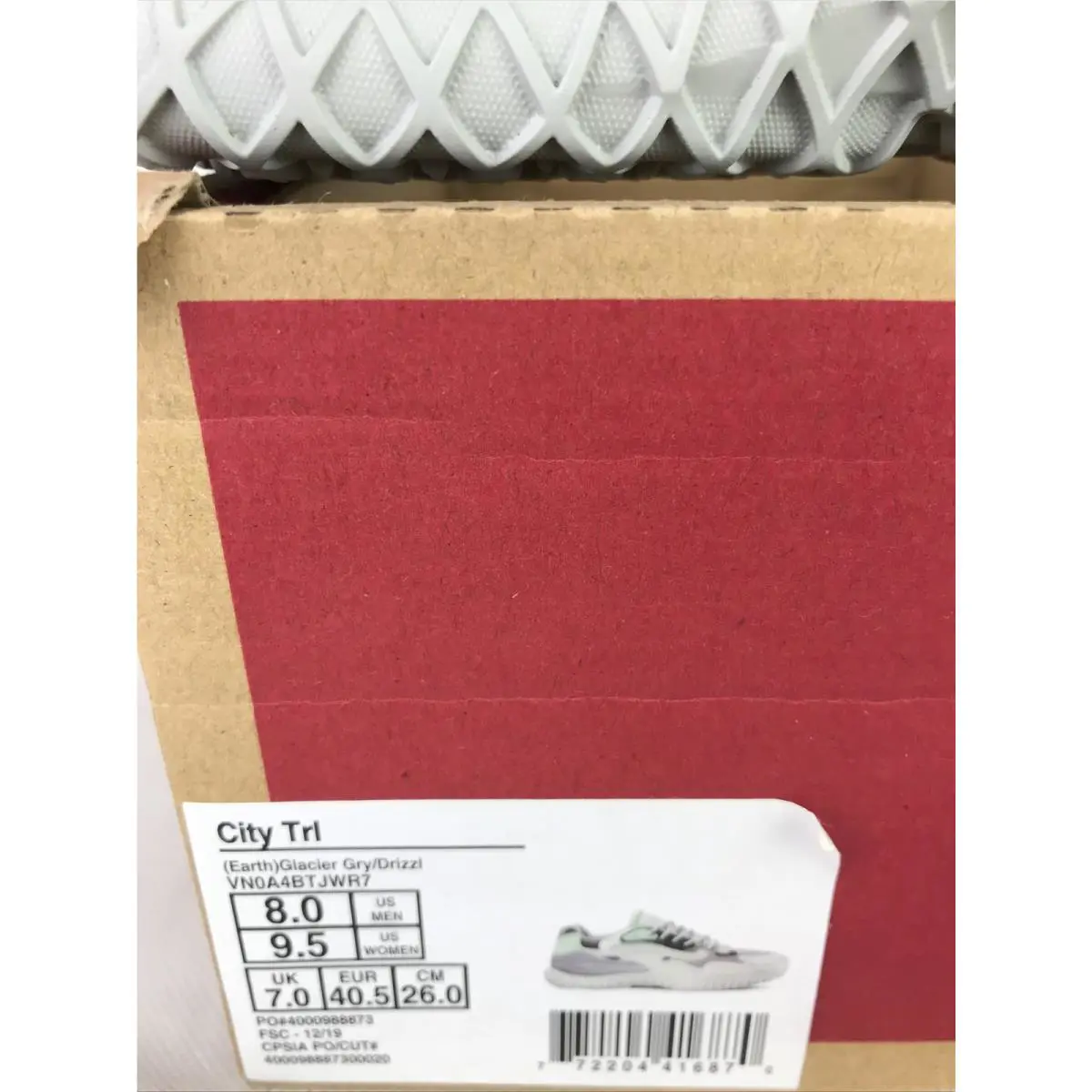 Vans shoes - City Trl - City Trl - VN0A4BTJWR7 - Gray - Grey / Green / Black / Grayish Tan (UPC: 0772204416870) 5