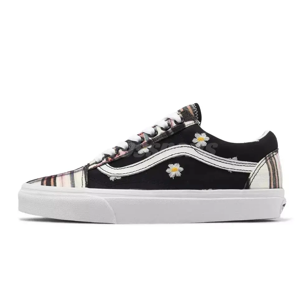 Vans shoes - Black / Floral Plaid Patchwork 0