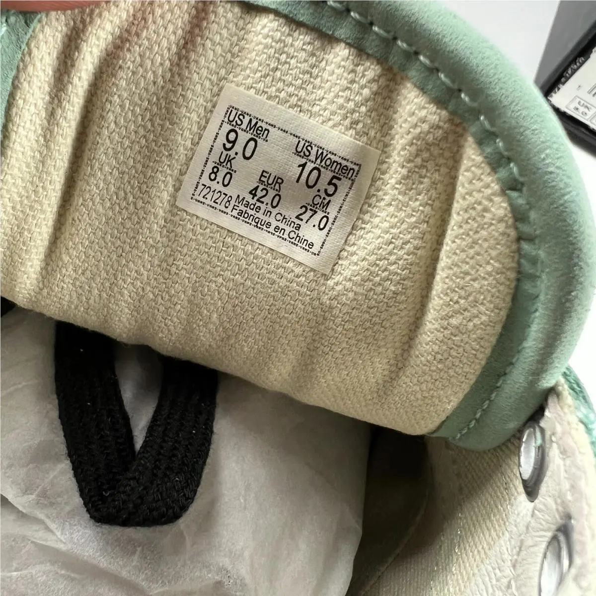 Vans shoes - VANS Old Skool - Old Skool - Green, Manufacturer: Granite Green (UPC: 190284952185) 8