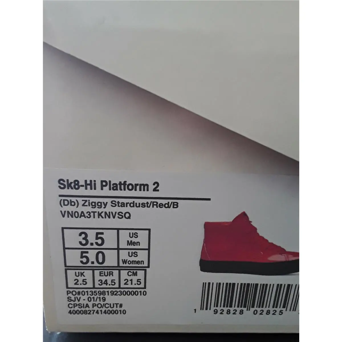 Vans shoes - Bowie - Bowie - Red 3