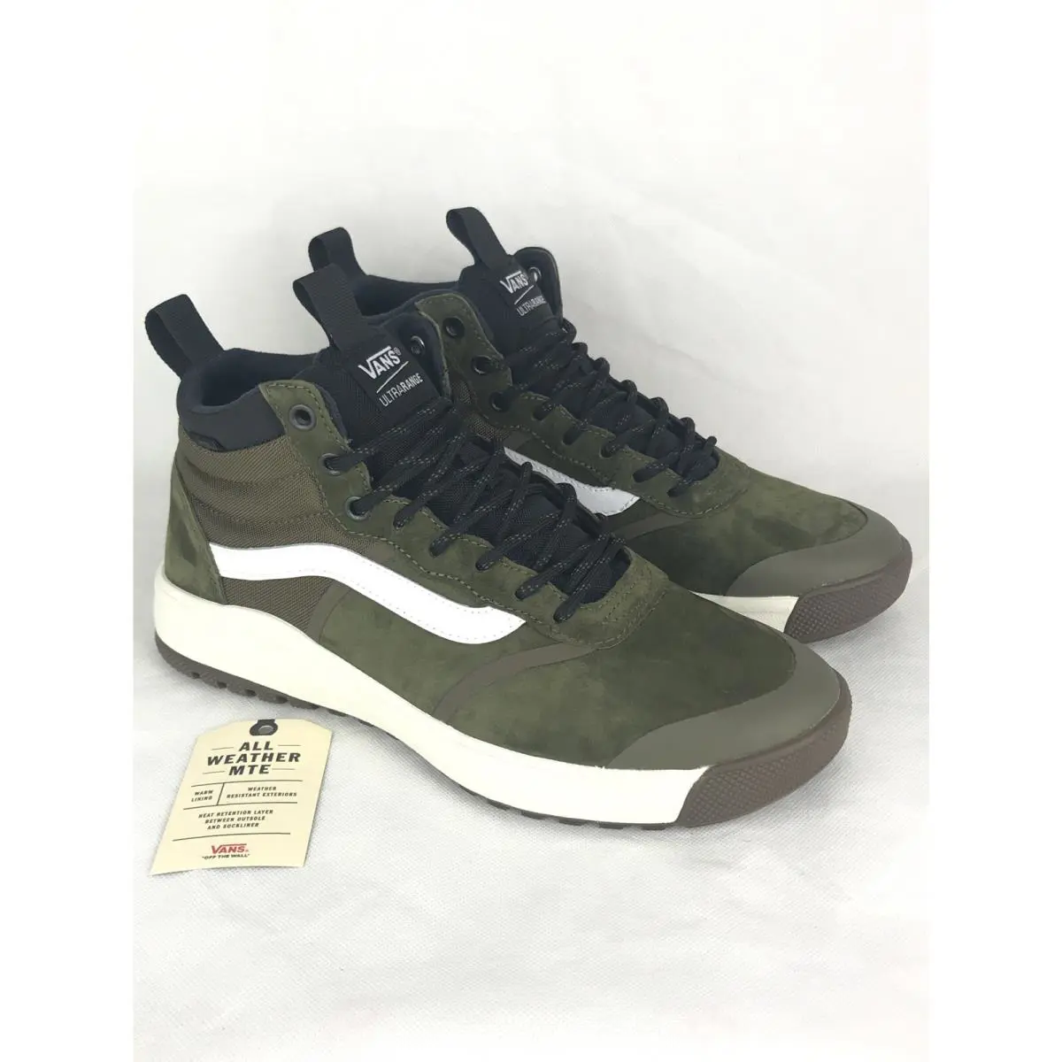 Vans shoes - VANS UltraRange - UltraRange - VN0A4BU5XNB - Beech Green Black White, Manufacturer: Beech Green Black (UPC: 0193395096496) 0