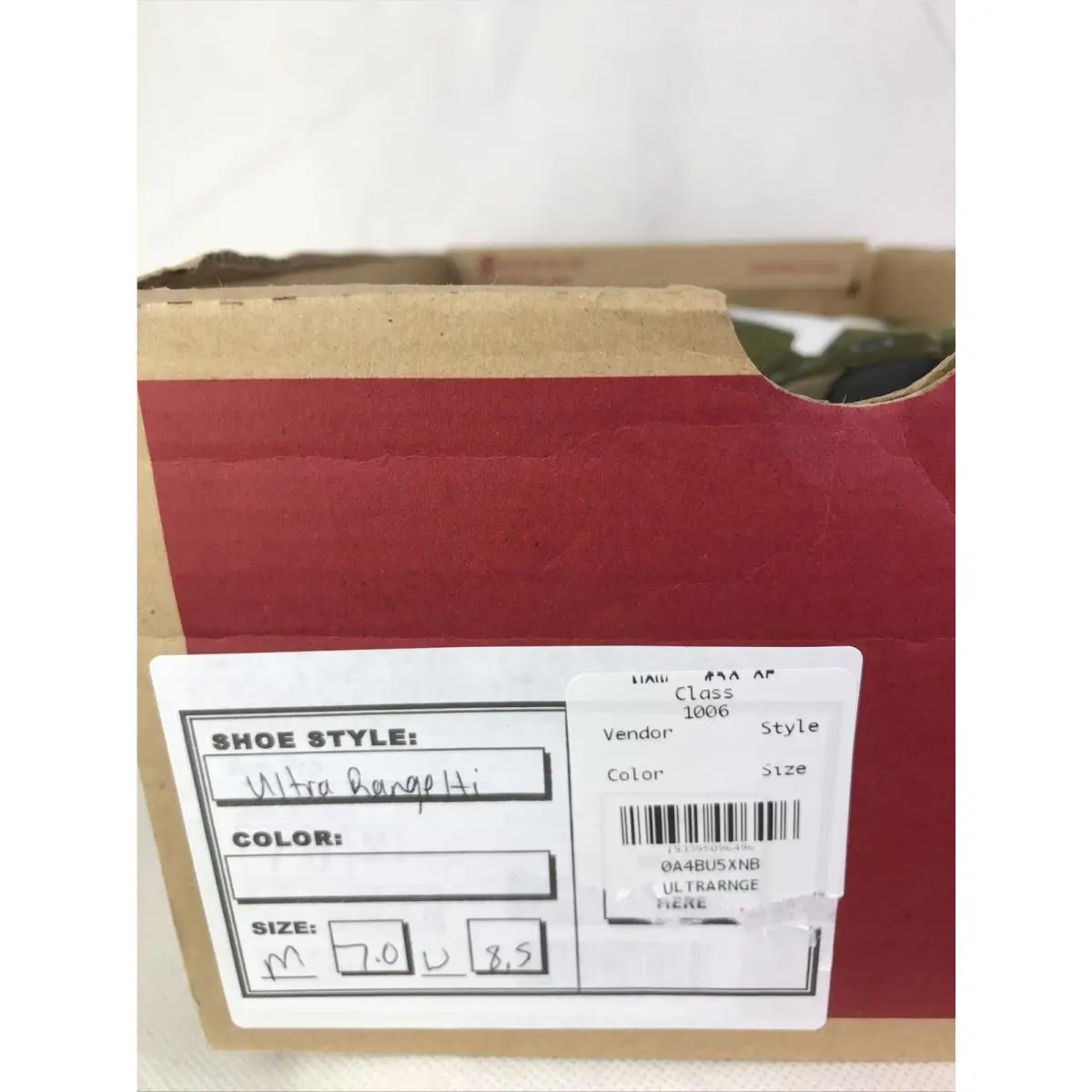 Vans shoes - VANS UltraRange - UltraRange - VN0A4BU5XNB - Beech Green Black White, Manufacturer: Beech Green Black (UPC: 0193395096496) 5