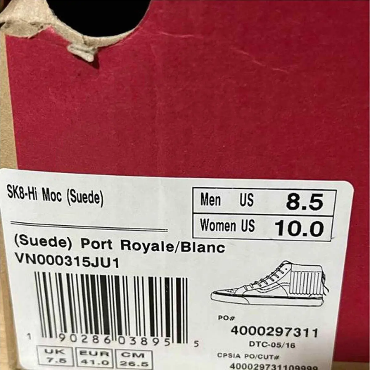 Vans shoes - Vans Sk8-Hi - VN000315JU1 - Purple 8