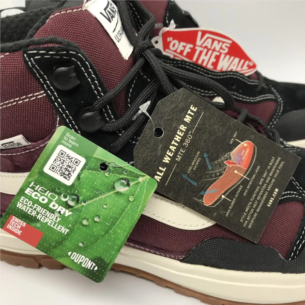 Vans shoes - VANS UltraRange - UltraRange - Port Royale - Maroon / Black / White / Gum (UPC: 0192827742314) 4