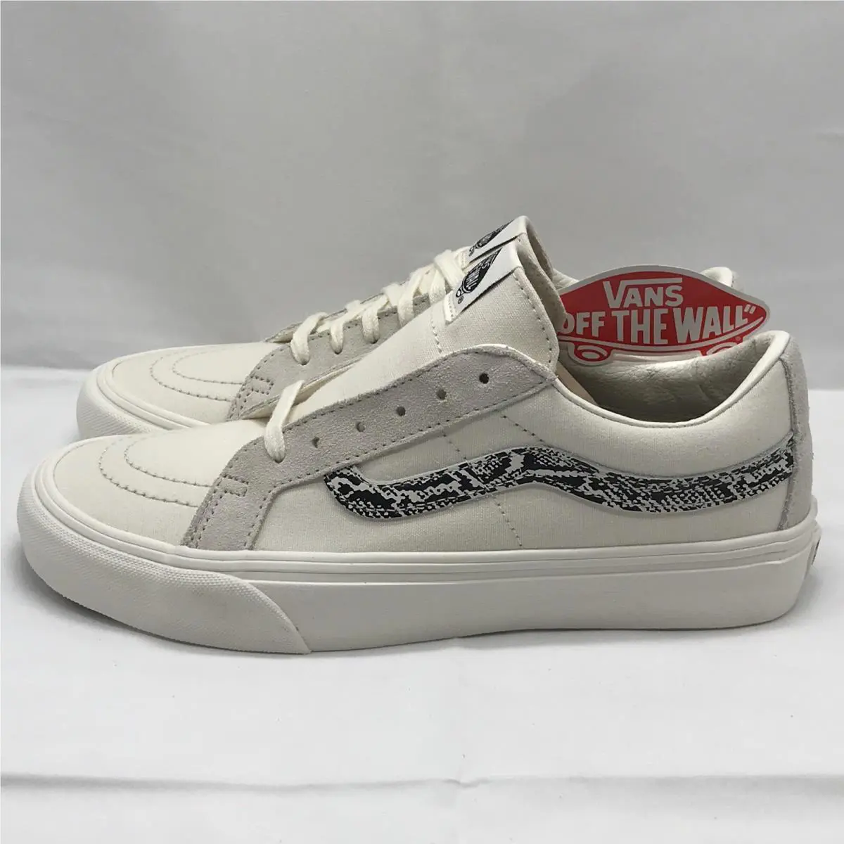 Vans shoes - VANS Sk8 Low Reissue - Low Reissue - VN0A4UWI1X0 - Marshmallow - White / Black (UPC: 0192827734197) 1