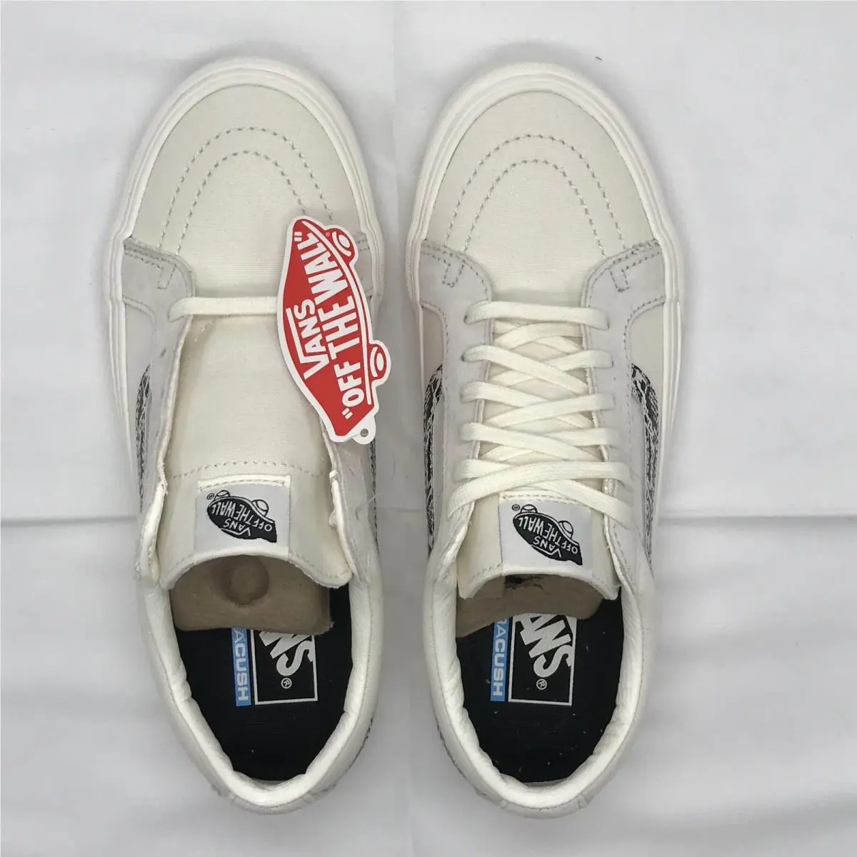 Vans shoes - VANS Sk8 Low Reissue - Low Reissue - VN0A4UWI1X0 - Marshmallow - White / Black (UPC: 0192827734197) 2