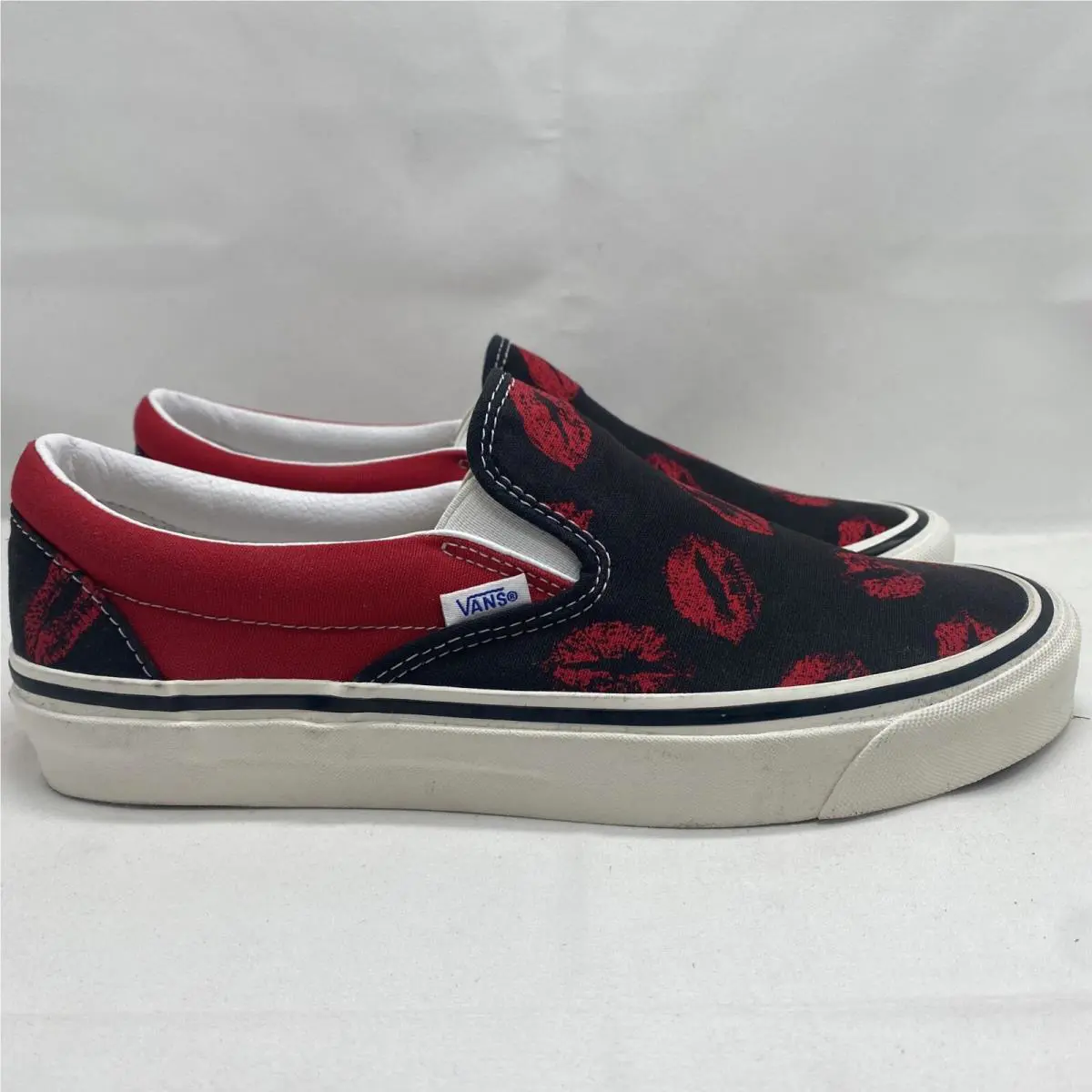 Vans shoes - VANS Classic Slip On - Classic Slip - VN0A3JEX45T - Black Red White (UPC: 0194902635405) 0